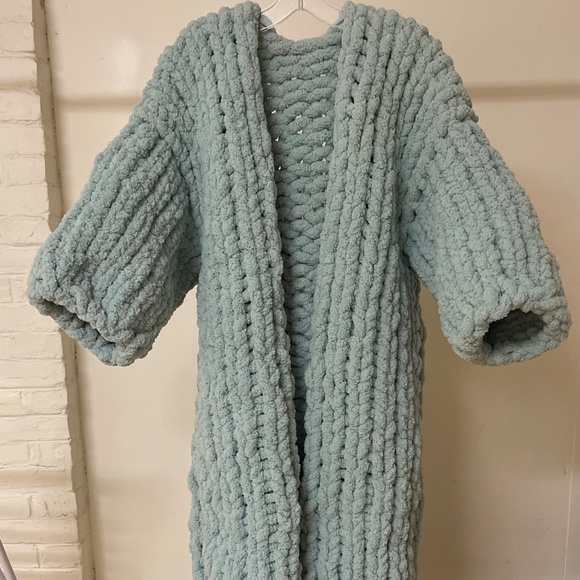 Handmade Crochet Cardigan - Picture 1 of 2
